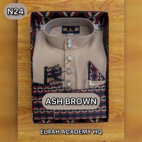 Baju Melayu Elrah Exclusive Ultimate Ash Brown Shopee Malaysia