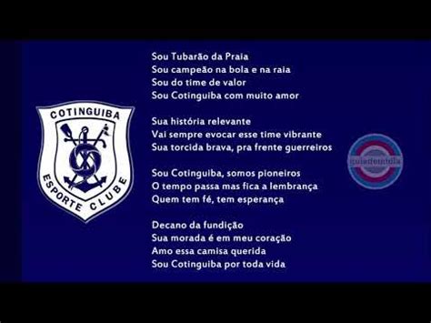 Hino Do Cotinguiba Esporte Clube Aracaju Se Youtube