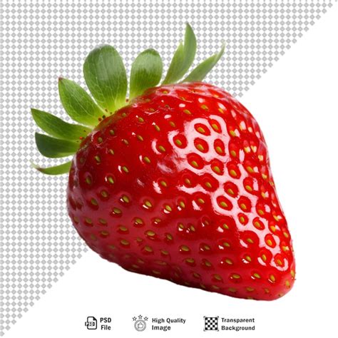 Premium PSD Strawberry Isolated On Transparent Background