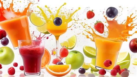 Fruit Juice Splash Isolated On White Background, Vitamin, Drink, Juice ...