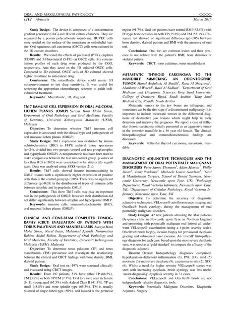 Pdf Clinical And Cone Beam Computed Tomography Cbct Evaluation Of