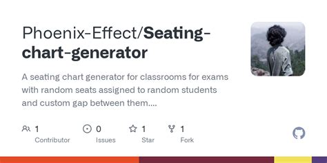 GitHub - Phoenix-Effect/Seating-chart-generator: A seating chart generator for classrooms for ...