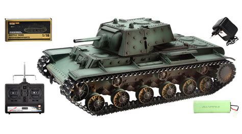 Torro RC Panzer KV 1 mit Metallketten 1 16 schussfähig RTR grün Kotte