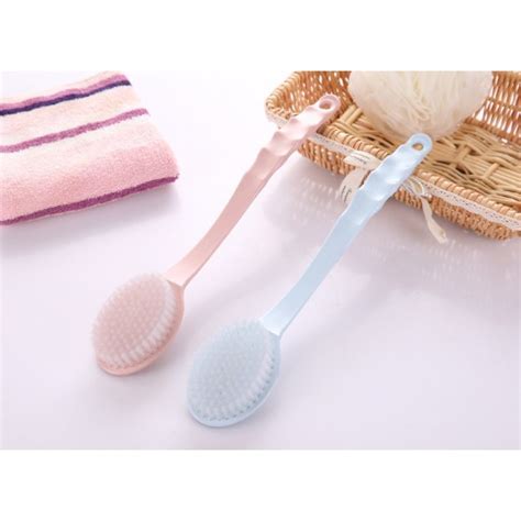 Bath Brush Long Handled Plastic Bath Shower Back Spa Brush Scrubber