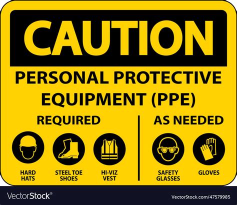 Required Personal Protective Equipment Ppe Symbol Royalty 60 Off