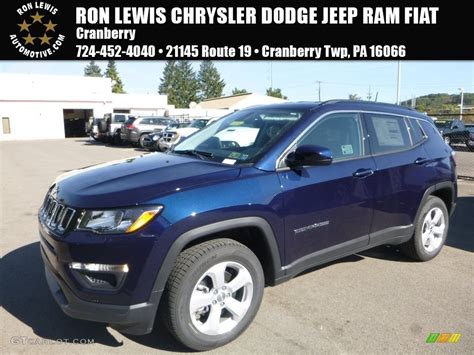 2018 Jazz Blue Pearl Jeep Compass Latitude 4x4 123389712 Car Color Galleries