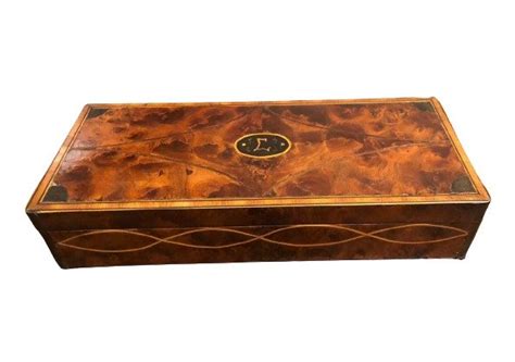 Glove Box Napoleon Iii Burr Walnut Ebony Wood Catawiki