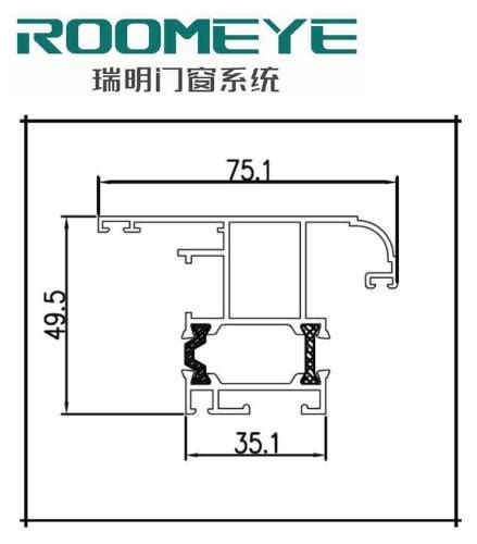 Tilt And Turn Aluminium Door Profile Aluminum Frame Glass Window Profile High Quality Tilt And Turn