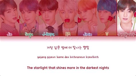 Bts 방탄소년단 Mikrokosmos 소우주 Color Coded Lyrics Engromhan가사 Youtube