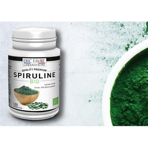 Eric Favre Lw Quality Premium Bio Spiruline Vert 100 Comprimés à Prix Pas Cher Jumia Maroc