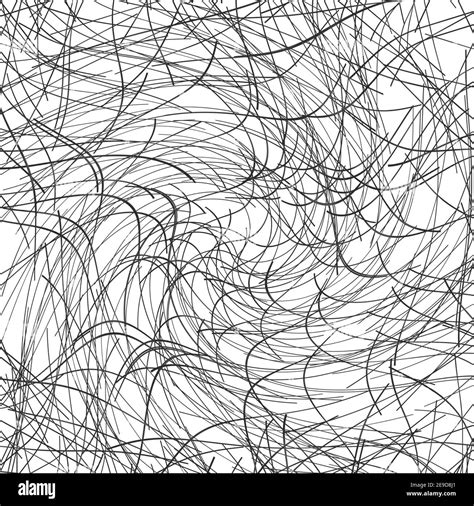 Messy lines drawn on a white background Stock Photo - Alamy