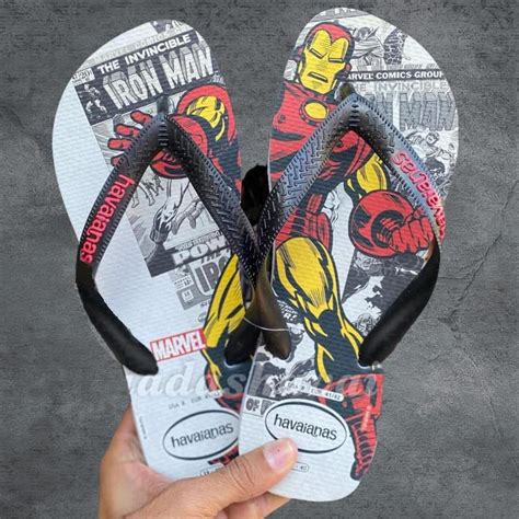 Chinelo Top Marvel Classics Havaianas Adulto Unissex Aqui Tem Pechincha