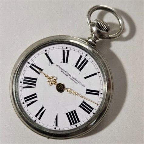 International Praecisions Men S Pocket Watch Antique SWISS Men S