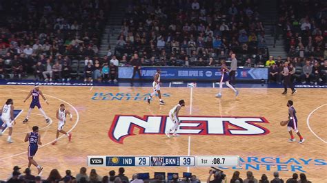 Last Second Field Goal Pacers Nets NBA Official