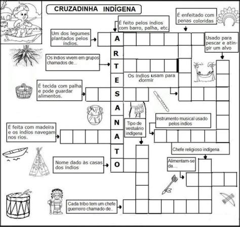 Palavras Cruzadas Para Imprimir Educa O Online