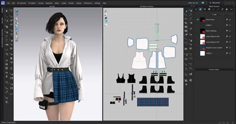 Female Outfit Marvelous Designer 3d Model Cgtrader