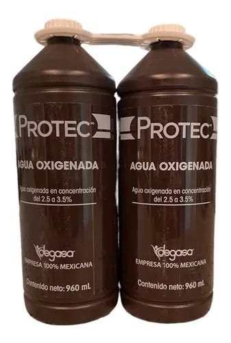 Agua Oxigenada Protec 2 Piezas De 960 Ml C U MercadoLibre