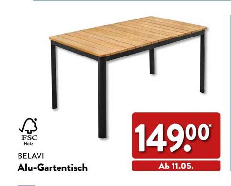 Belavi Lau Gartentisch Angebot Bei ALDI Nord 1Prospekte De