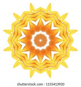 Shri Yantra Nice Triangles Lotus Gold Stock Vector Royalty Free