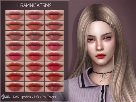 Lmcs N86 Lipstick Hq The Sims 4 Catalog