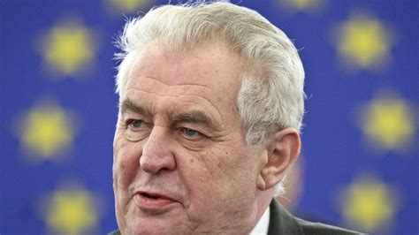 Tschechien Pr Sident Milos Zeman Reist Nicht Nach Moskau Der Spiegel