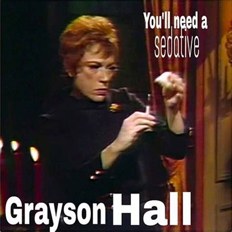 Grayson Hall as Dr. Julia Hoffman in Dark Shadows. | Grayson hall, Grayson, Shadow