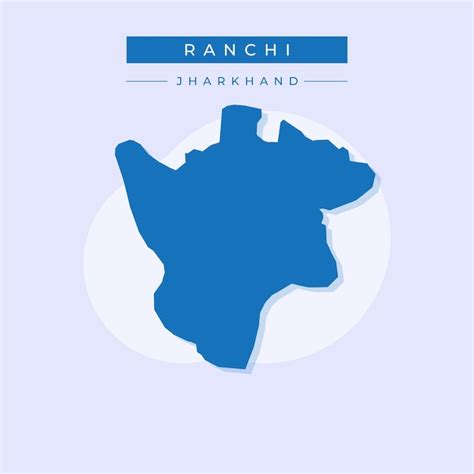 Premium Vector | Vector map of ranchi illustration