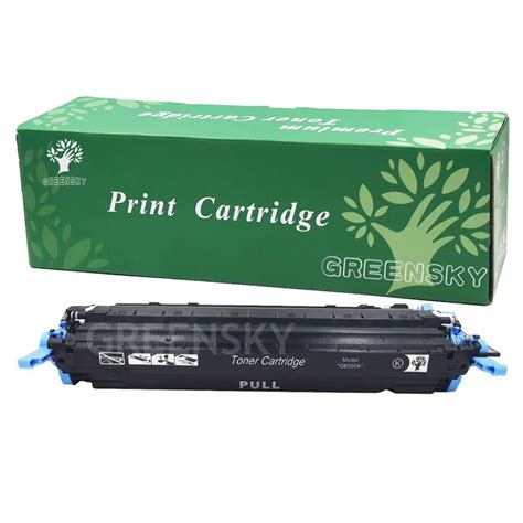 Greensky 1 Pack 124a Q6000a Schwarz Toner Patrone Für Hp Laserjet 1600 2600 2605 2600n 2605dn