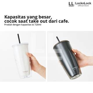 Jual LocknLock Double Wall Cold Cup 750ML HAP507 Shopee Indonesia