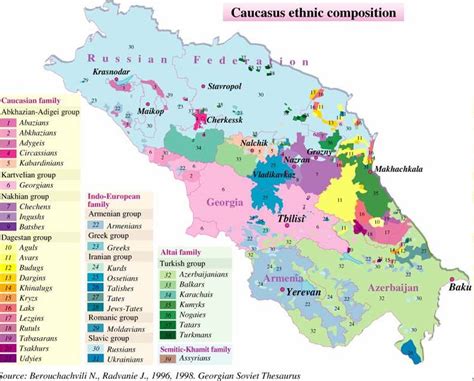 Ethnic Map of Caucasus [788x634] : r/MapPorn