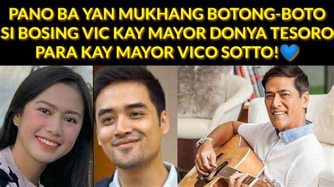 BOSING VIC SOTTO AT MAYOR DONYA TESORO NAGKAKILALA NA AT MUKHANG BOTO