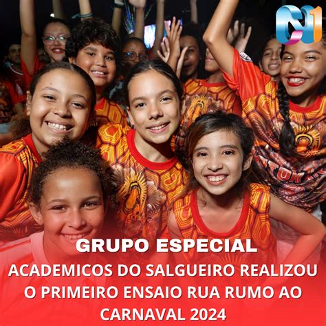 Rj Acad Micos Do Salgueiro Realizou O Primeiro Ensaio De Rua Rumo Ao