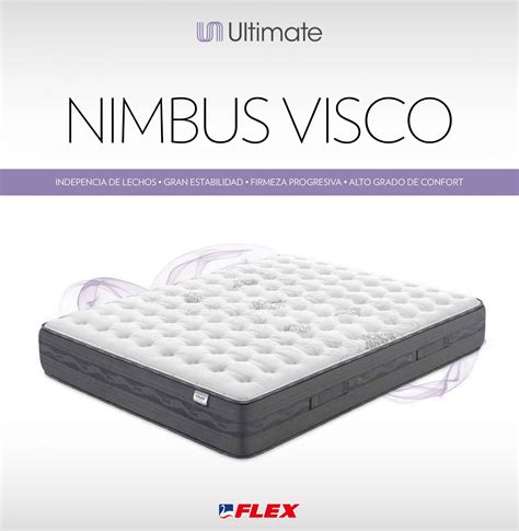 Colch N Nimbus Visco Flex Deconfort Descanso