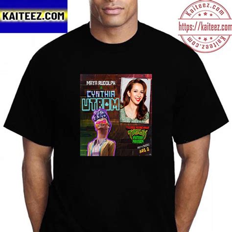 Maya Rudolph As Cynthia Utrom In TMNT Movie Mutant Mayhem Vintage T ...