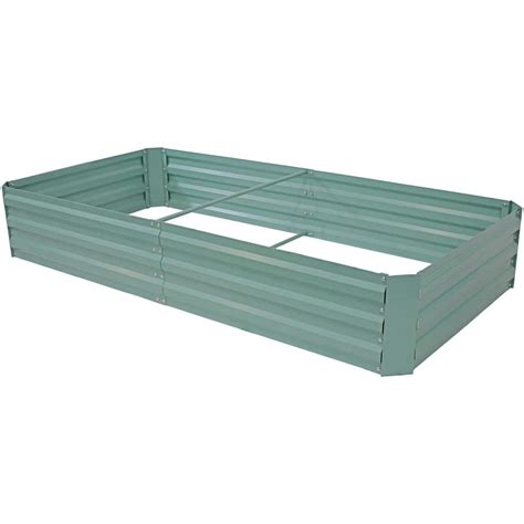 Sunnydaze Galvanized Steel 47 In L X 95 In W X 12 In H Rectangle