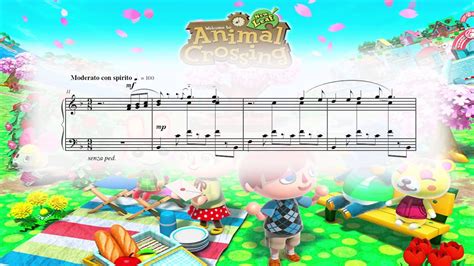 Animal Crossing New Leaf Main Theme Piano Sheet Music Youtube