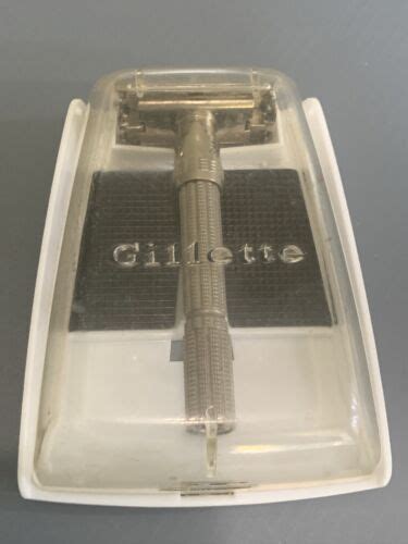 Vintage Gillette Slim Adjustable Safety Razor Ebay