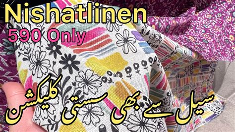 Nishat Linen Biggest Sale New Winter Collection In Affordable Prices