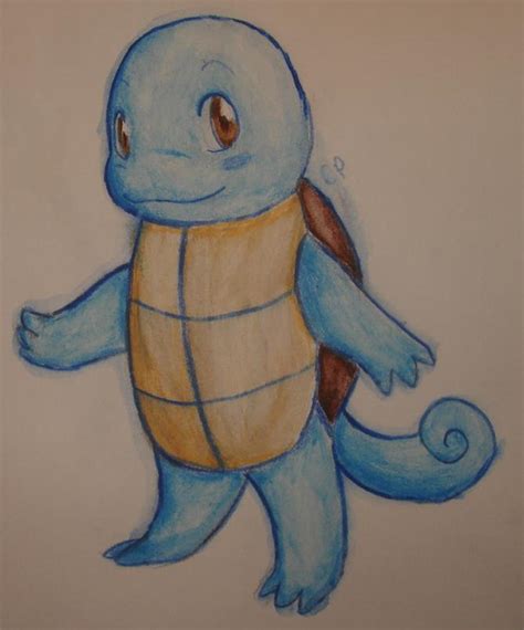 Squirtle- Watercolor Pencils by Chocolate-Pikachu on DeviantArt