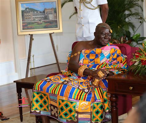 Courtesy Call His Royal Majesty Otumfuo Osei Tutu Ii The Asantehene