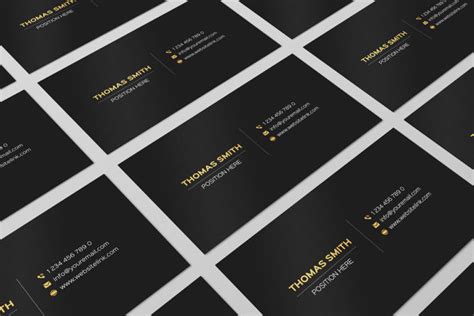 Minimalistic Business Card Template - Free Download