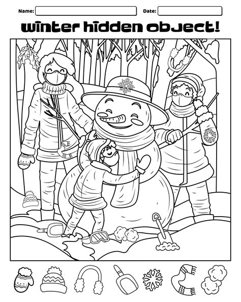 Hidden Object Find The Hidden Object Worksheet – Get High-Quality