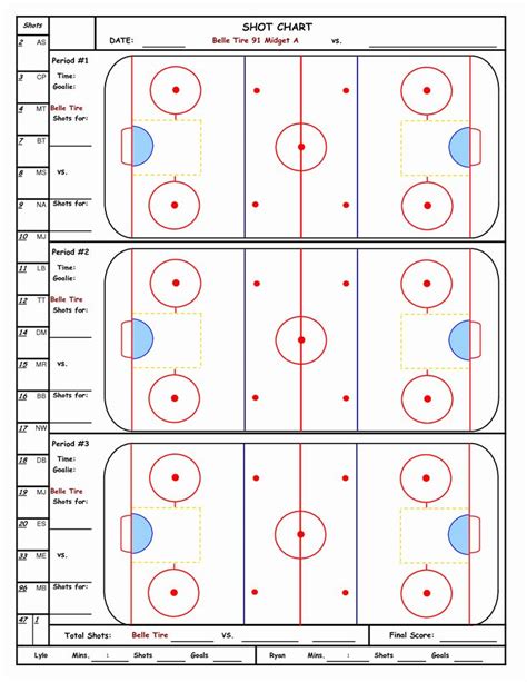 Half Ice Rink Diagram