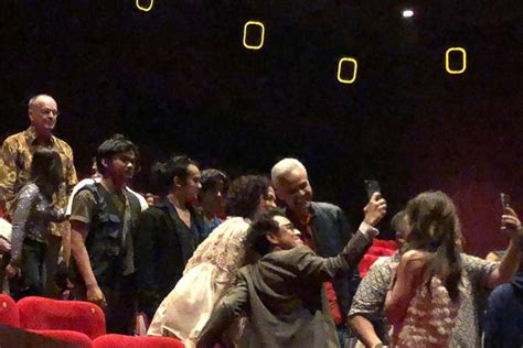 Ganjar Pranowo Berbaur Akrab Dengan Sederet Artis Di Premier Film