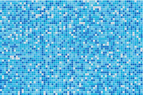 Blue Tile Bathroom Or Swimming Pool Mosaic Texture Stock Photo ...