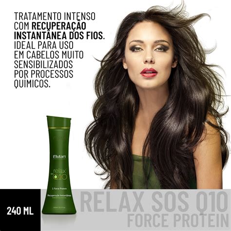 M Scara Capilar Mutari Relax Sos Q Force Protein Beleza Na Web