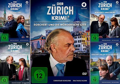 Der Zürich Krimi 1 5 Folge 1 2 3 4 5 Bocherts Fälle 5 DVD Amazon