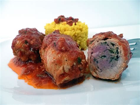 Paupiettes De Veau Grains Rice Boucher Food Veal Stew Tomato Paste