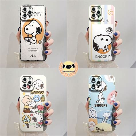 Jual CUSTOM CASE SOFTCASE SILIKON PROCAMERA SNOOPY CUSTOM INFINIX HOT 8