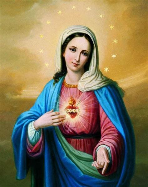 Cuore Immacolato Della Beata Vergine Maria Devozione E Amore